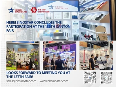 Hebei Sinostar conclou la participació a la 136a Fira de Canton